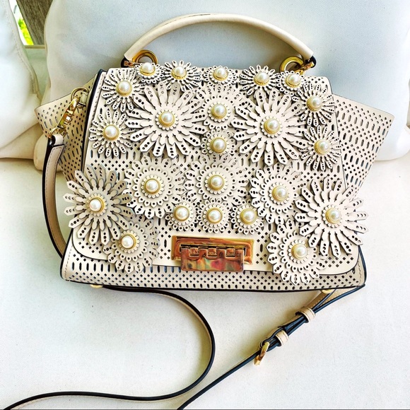 ZAC Zac Posen Floral Eartha Medium Soft Top Handle - Picture 4 of 16